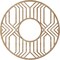 Ekena Millwork Empire Wood Fretwork Pierced Ceiling Medallion, Red Oak, 28"OD x 10 1/4"ID x 3/8"T CMWP28X28X0375EPRO - alternate 2